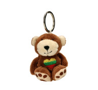 Pakabukas raktams meškutis su Lietuvos trispalvės širdele Pakabukas raktams meškutis su Lietuvos trispalvės širdele